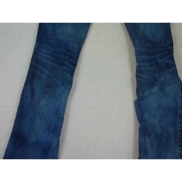 Miss Me Womens Boot Cut Denim Jeans Distresse Style JE8000BX Embellished Size 29 - Picture 9 of 16